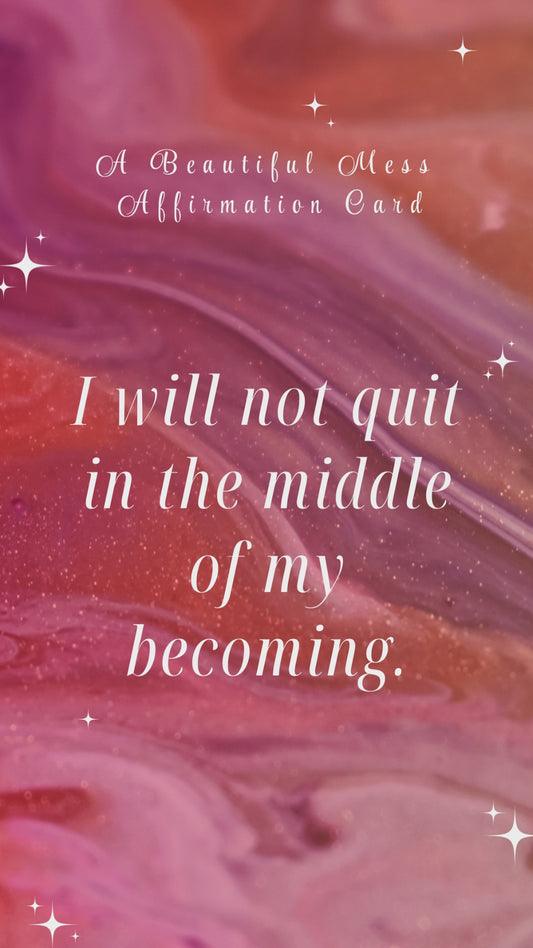A Beautiful Mess Affirmation Cards